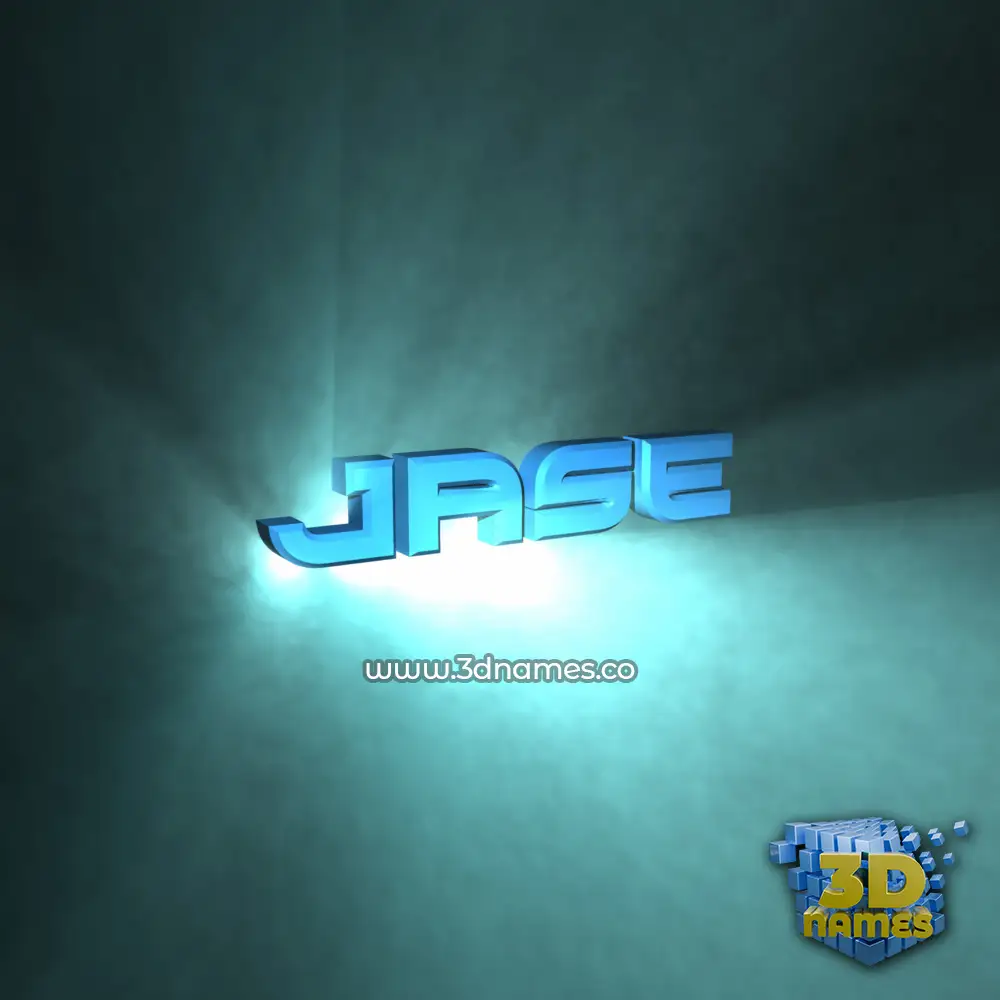 jase in Light Shine style - 3D name wallpaper