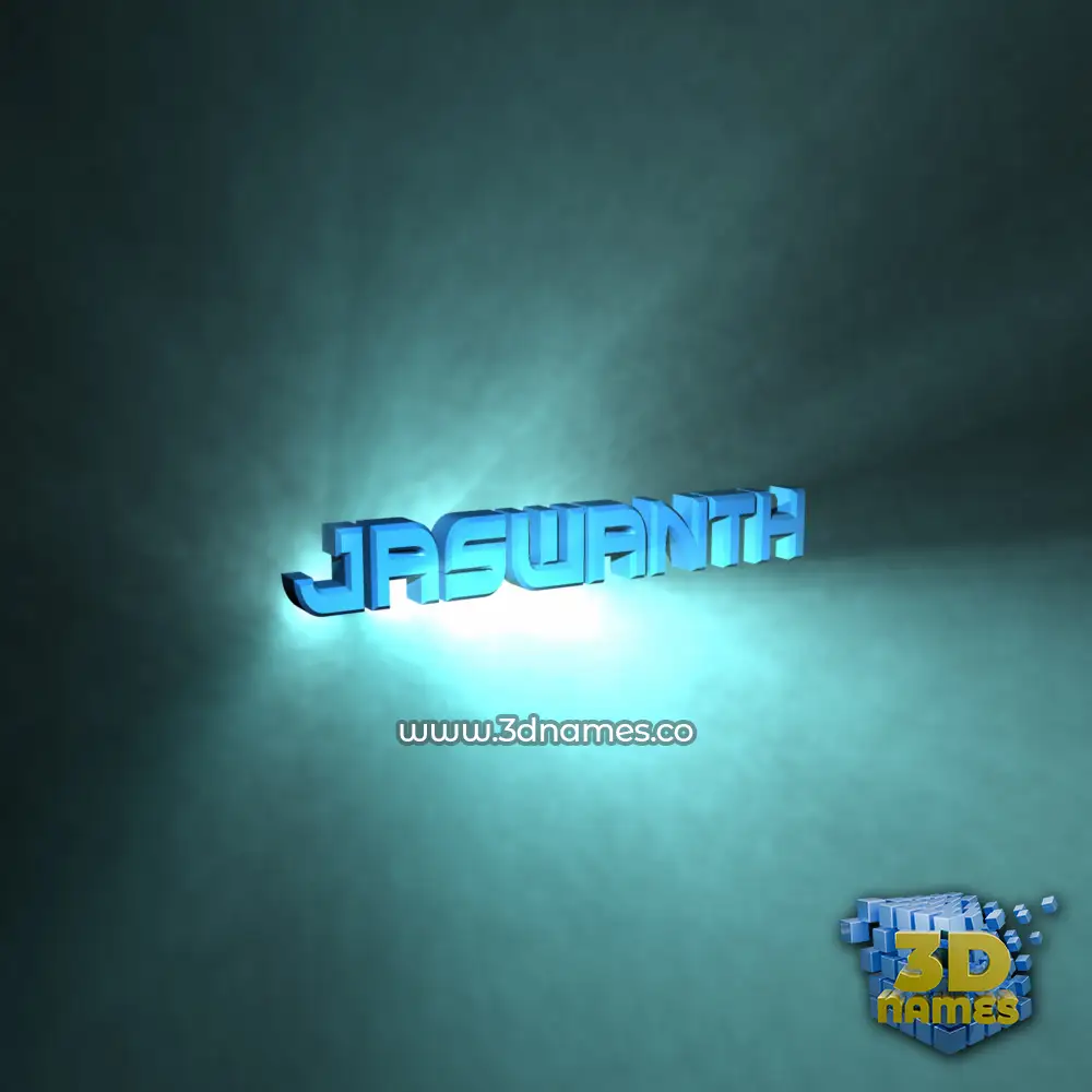 jaswanth in Light Shine style - 3D name wallpaper