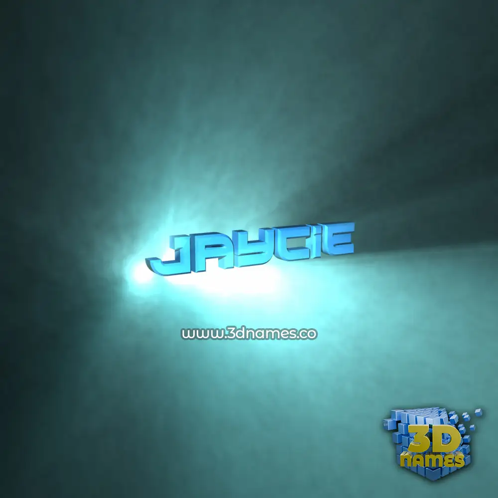jaycie in Light Shine style - 3D name wallpaper