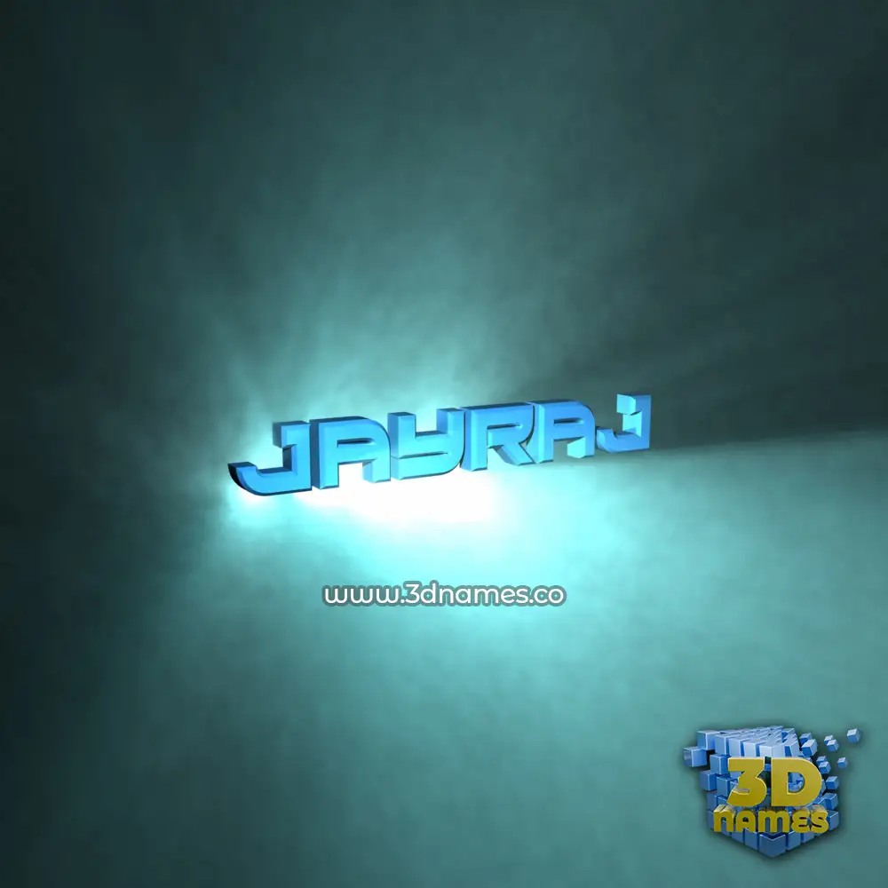 jayraj in Light Shine style - 3D name wallpaper