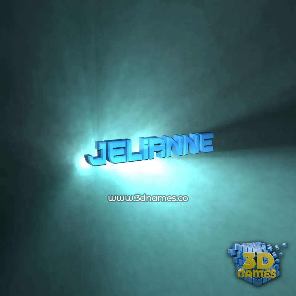 jelianne in Light Shine style - 3D name wallpaper