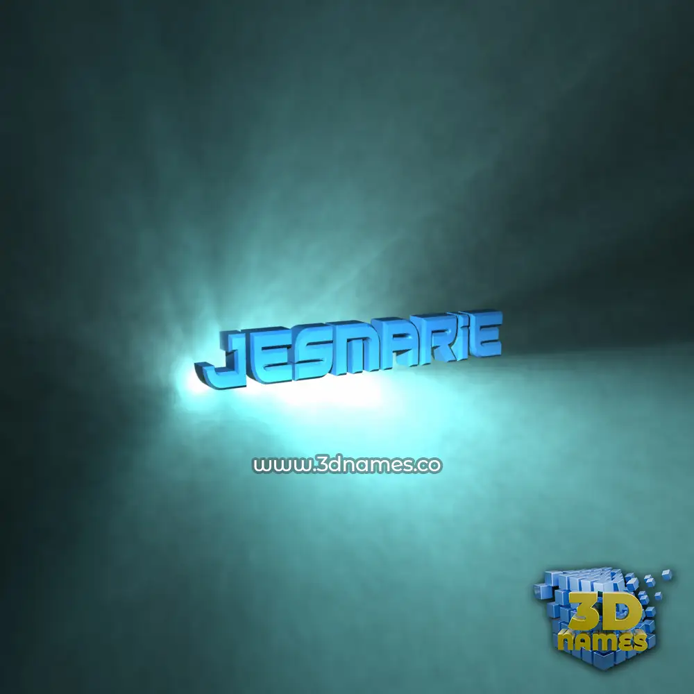 jesmarie in Light Shine style - 3D name wallpaper