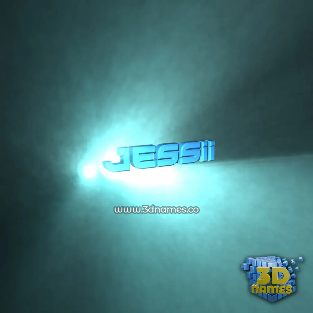 jessii in Light Shine style - 3D name wallpaper