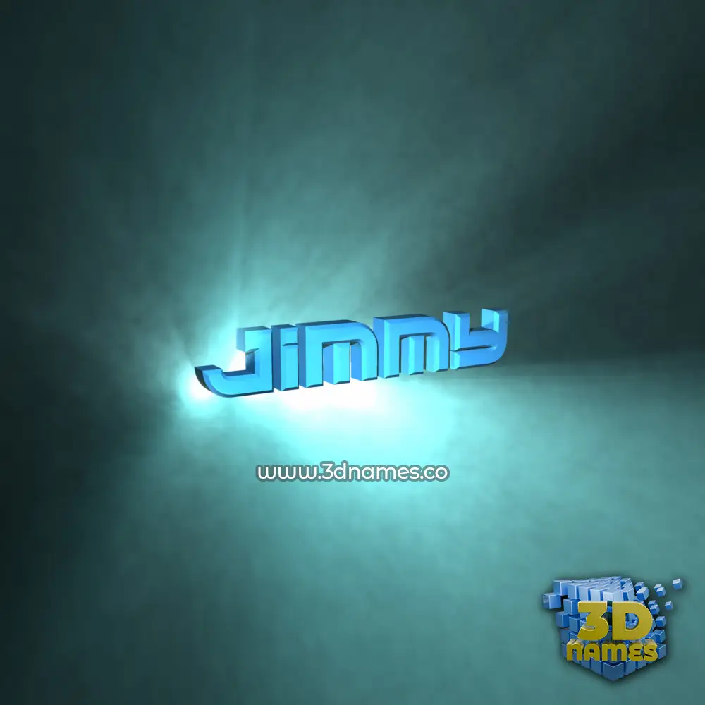 jimmy in Light Shine style - 3D name wallpaper
