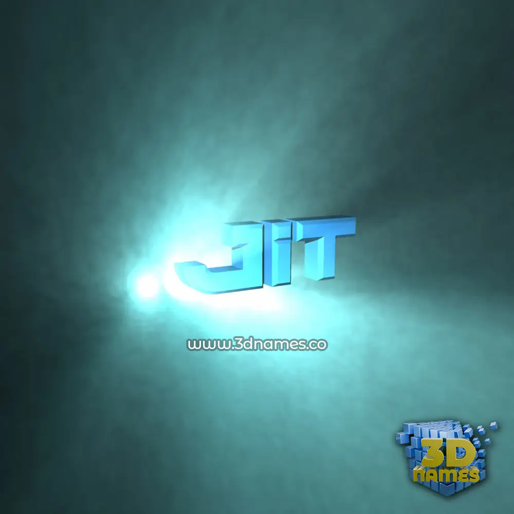 jit in Light Shine style - 3D name wallpaper