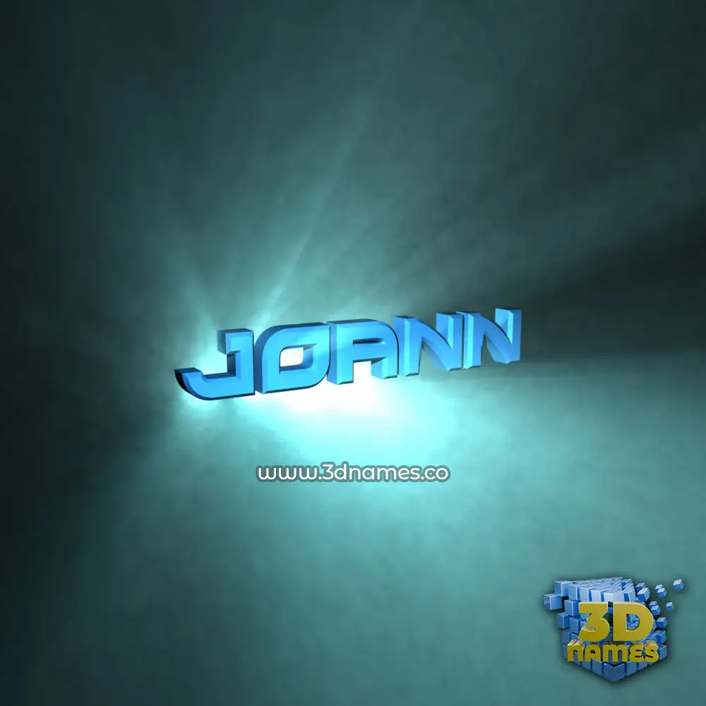 joann in Light Shine style - 3D name wallpaper