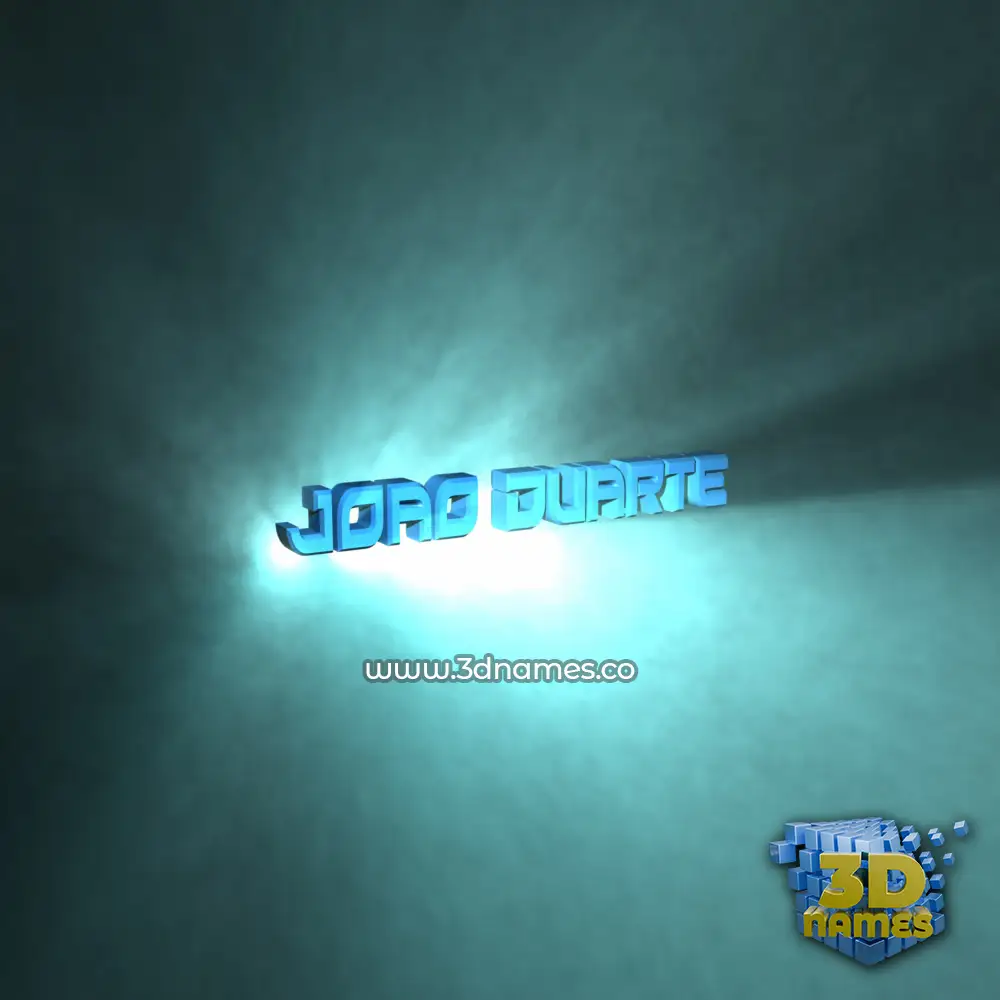 joao duarte in Light Shine style - 3D name wallpaper