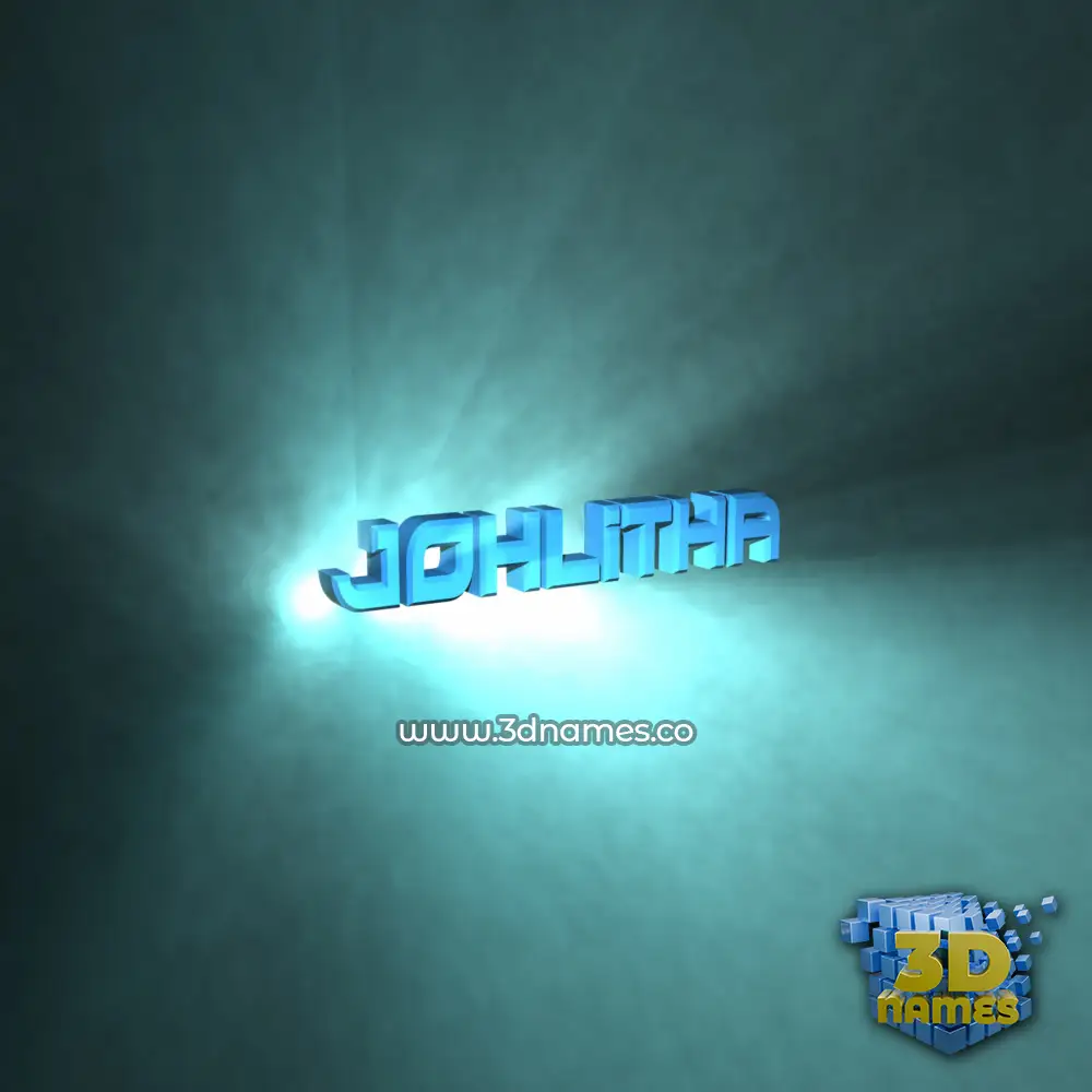 johlitha in Light Shine style - 3D name wallpaper