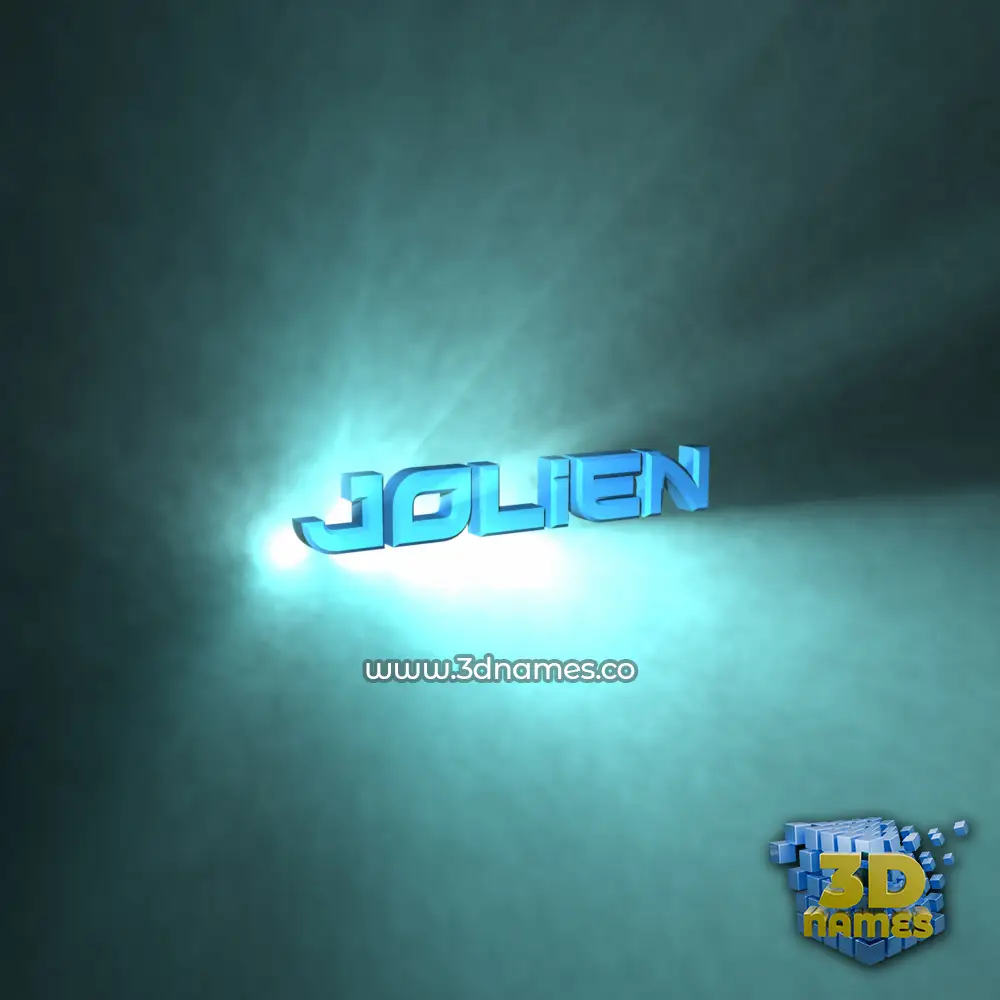 jolien in Light Shine style - 3D name wallpaper