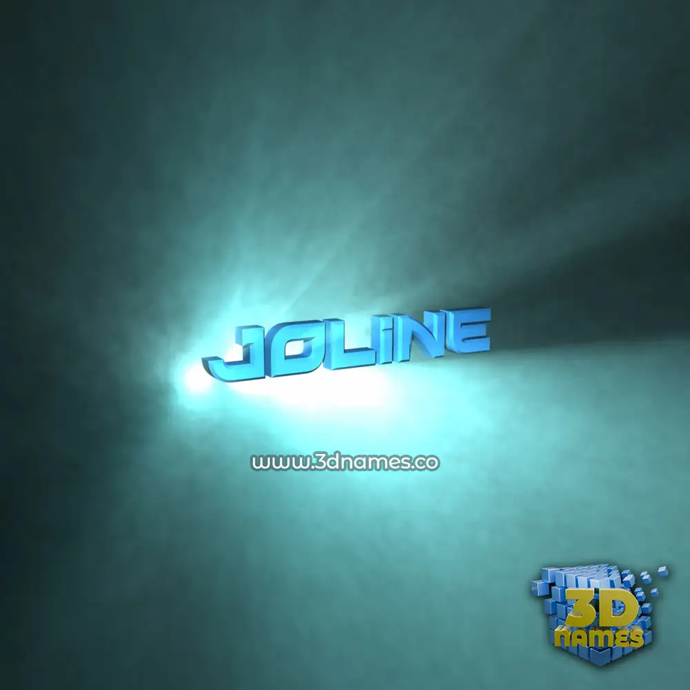 joline in Light Shine style - 3D name wallpaper