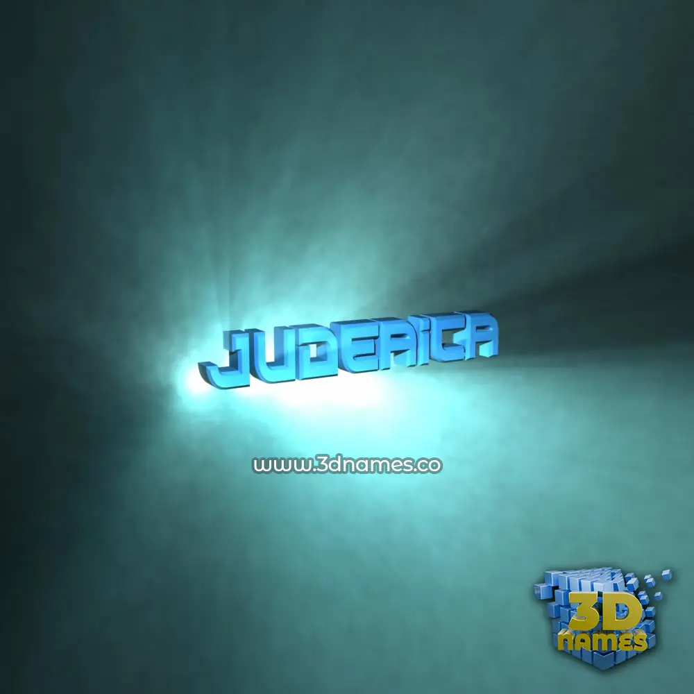 judeaica in Light Shine style - 3D name wallpaper