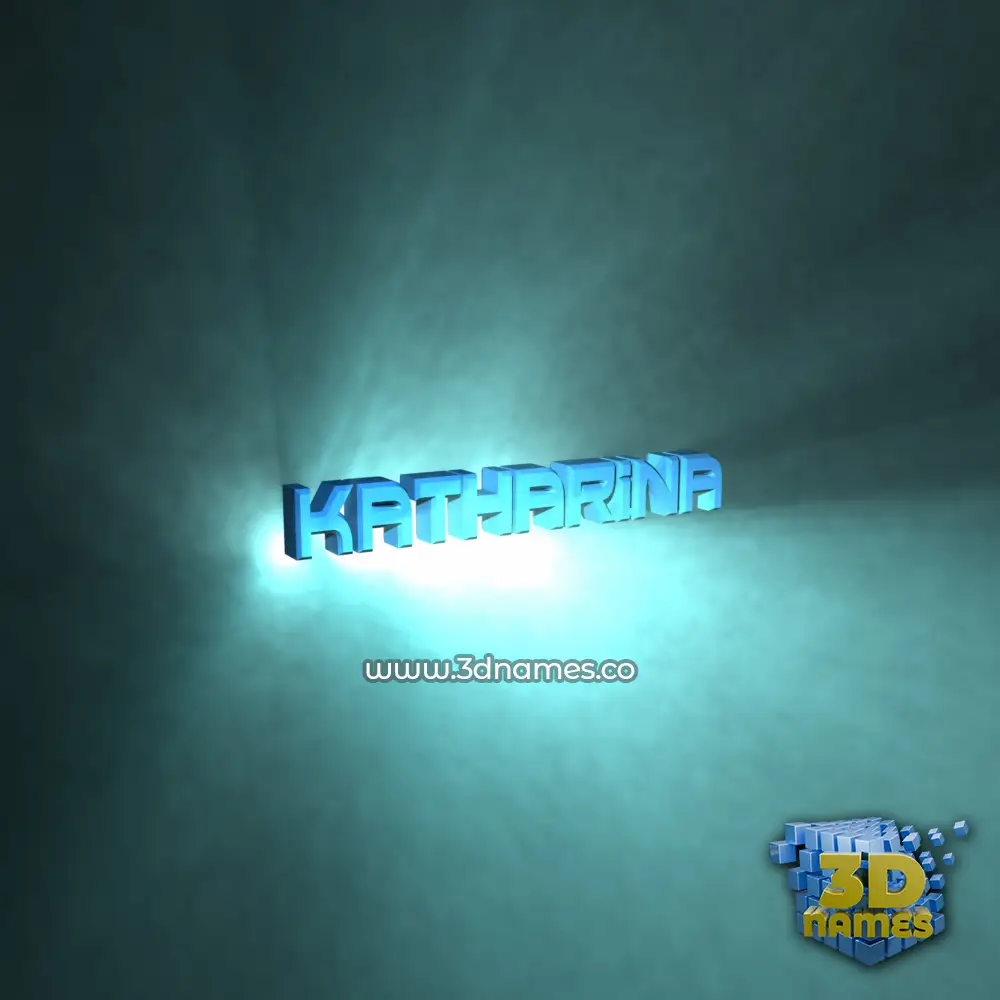 katharina in Light Shine style - 3D name wallpaper