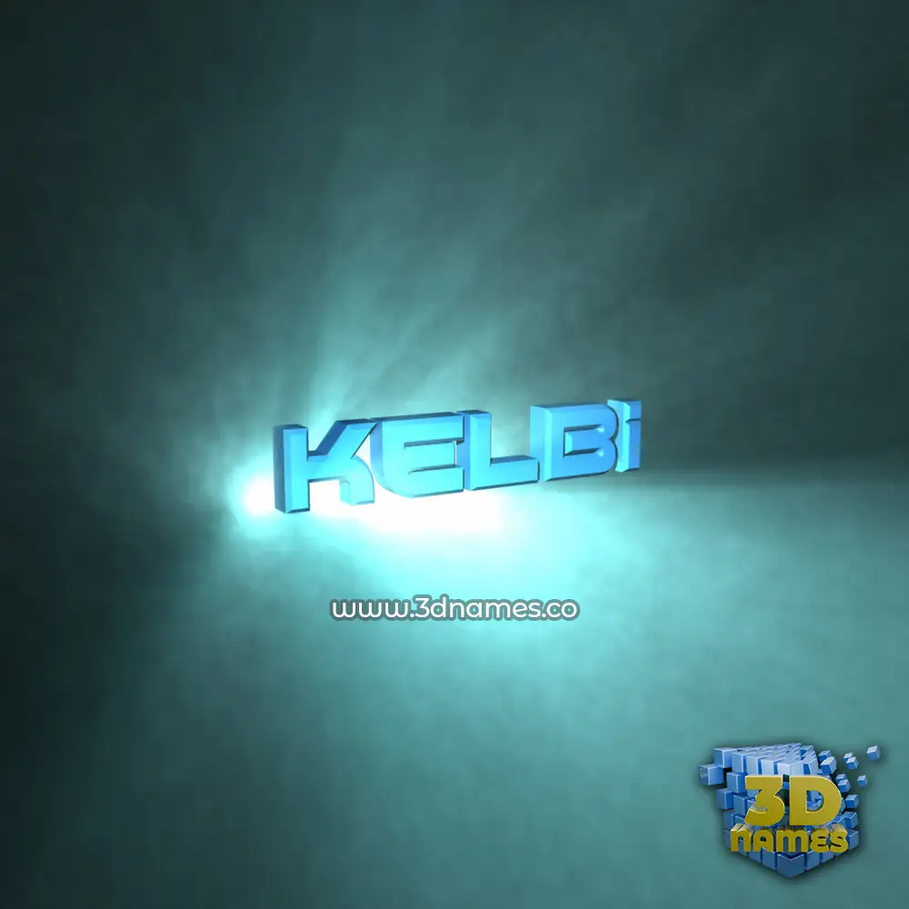 kelbi in Light Shine style - 3D name wallpaper