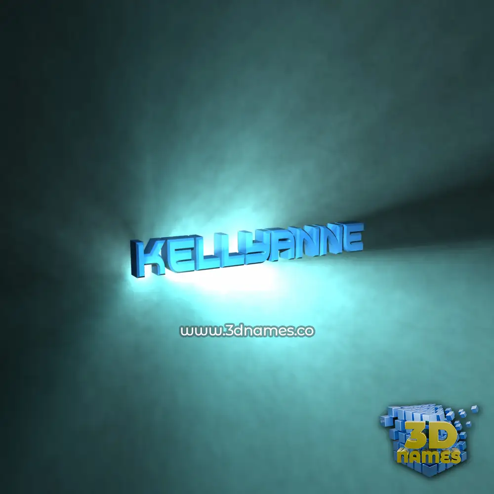 kellyanne in Light Shine style - 3D name wallpaper