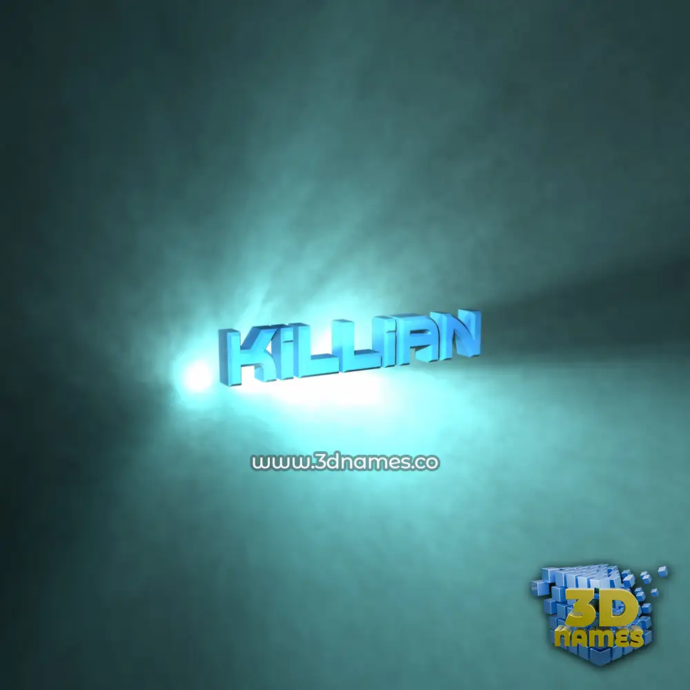 killian in Light Shine style - 3D name wallpaper