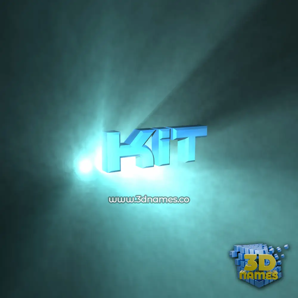 kit in Light Shine style - 3D name wallpaper
