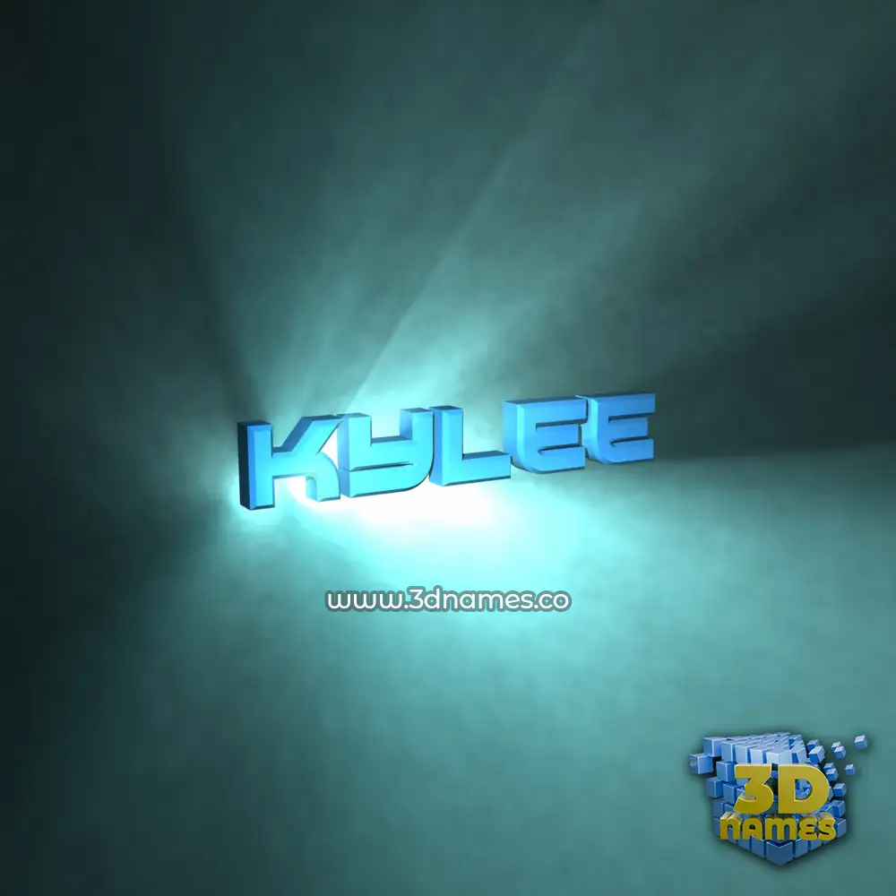 kylee in Light Shine style - 3D name wallpaper