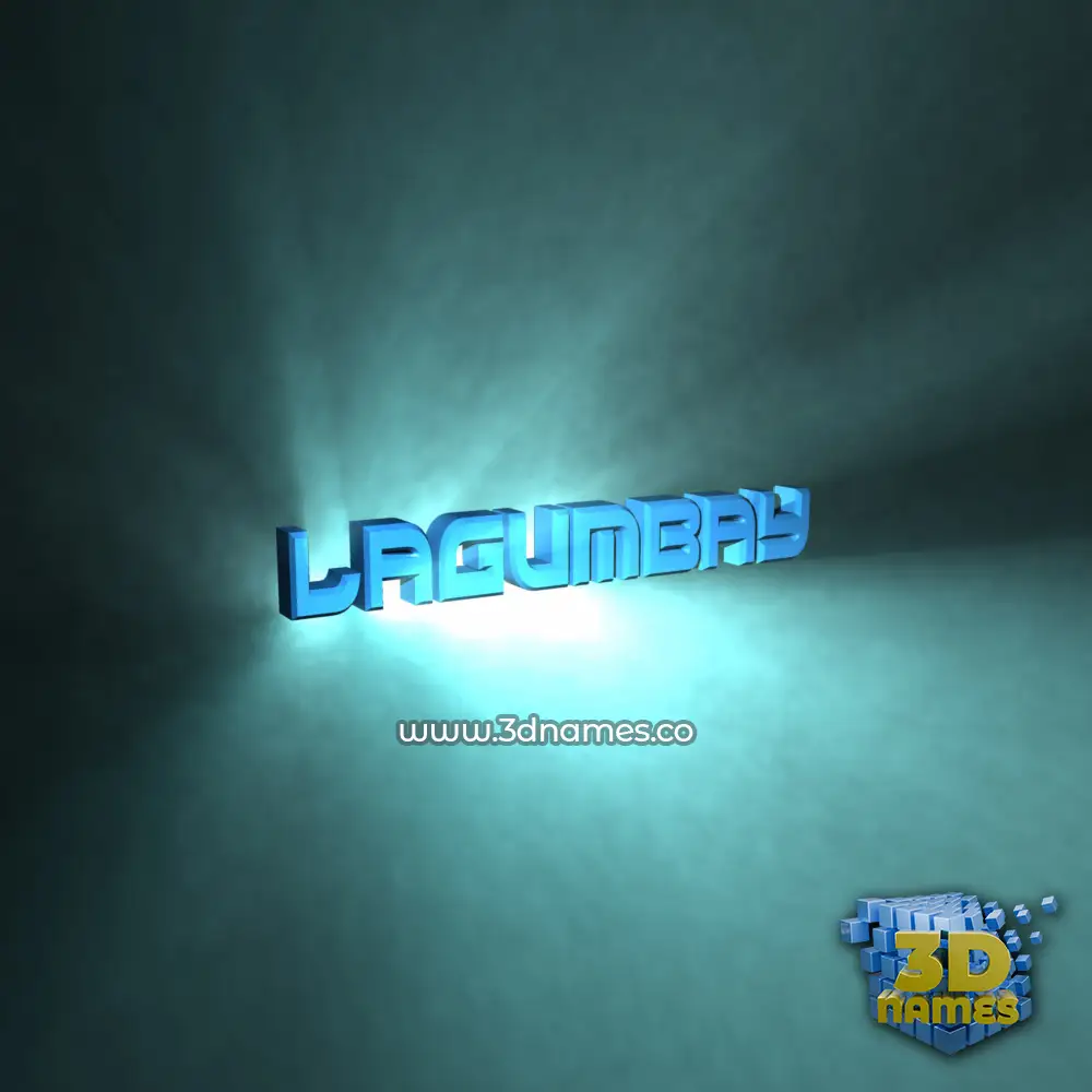 lagumbay in Light Shine style - 3D name wallpaper