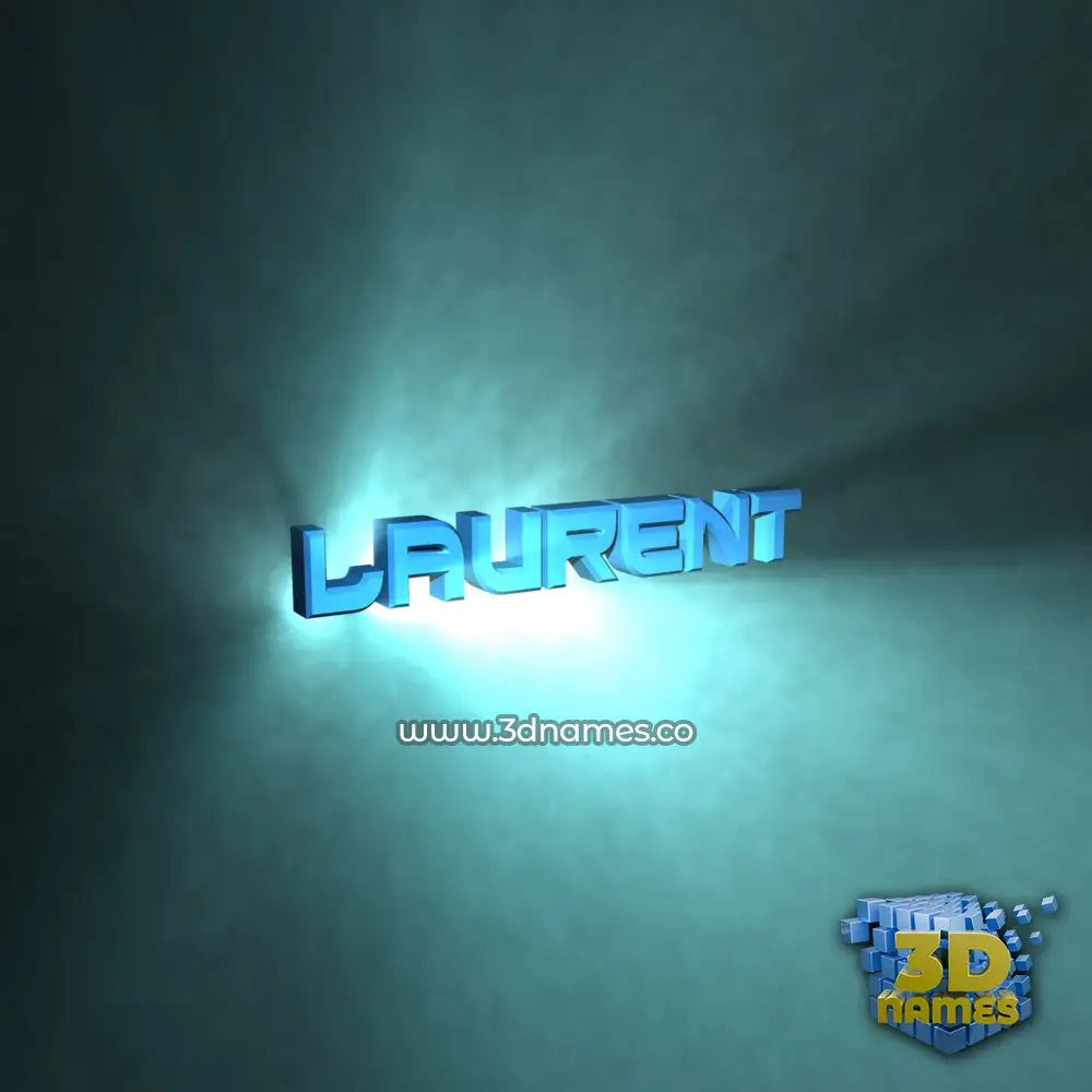 laurent in Light Shine style - 3D name wallpaper