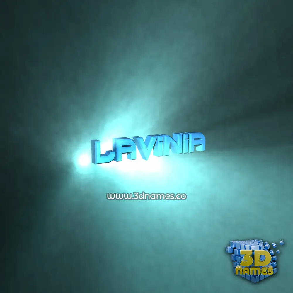 lavinia in Light Shine style - 3D name wallpaper