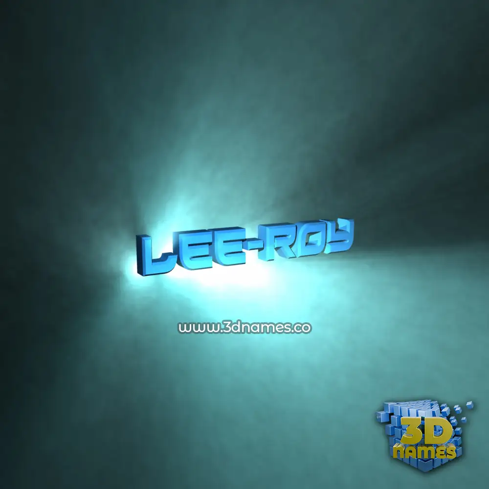 lee-roy in Light Shine style - 3D name wallpaper