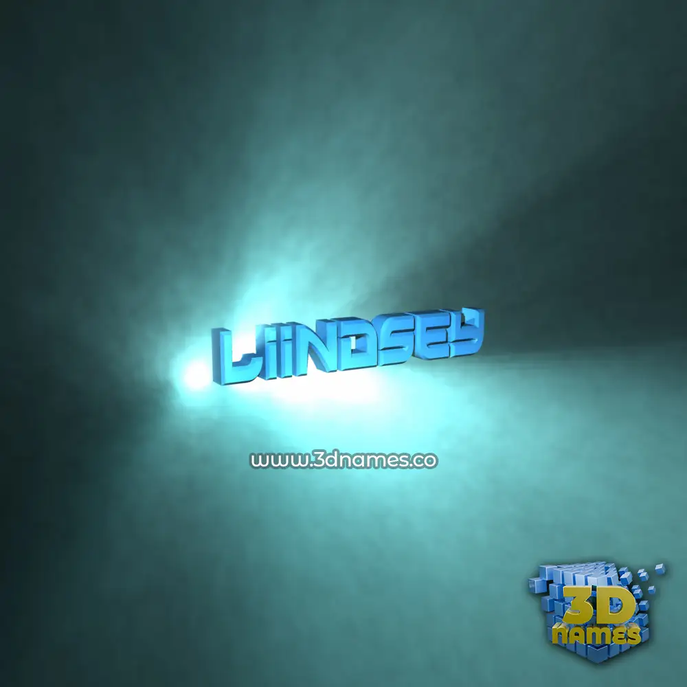 liindsey in Light Shine style - 3D name wallpaper