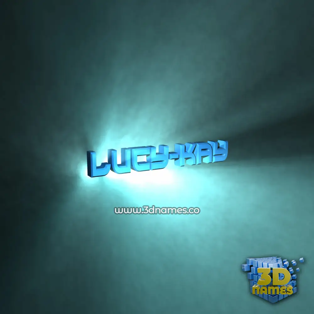 lucy-kay in Light Shine style - 3D name wallpaper