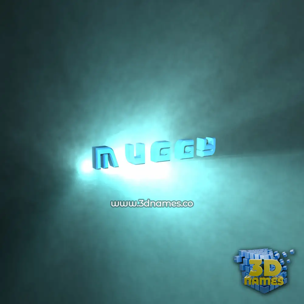 m u g g y in Light Shine style - 3D name wallpaper