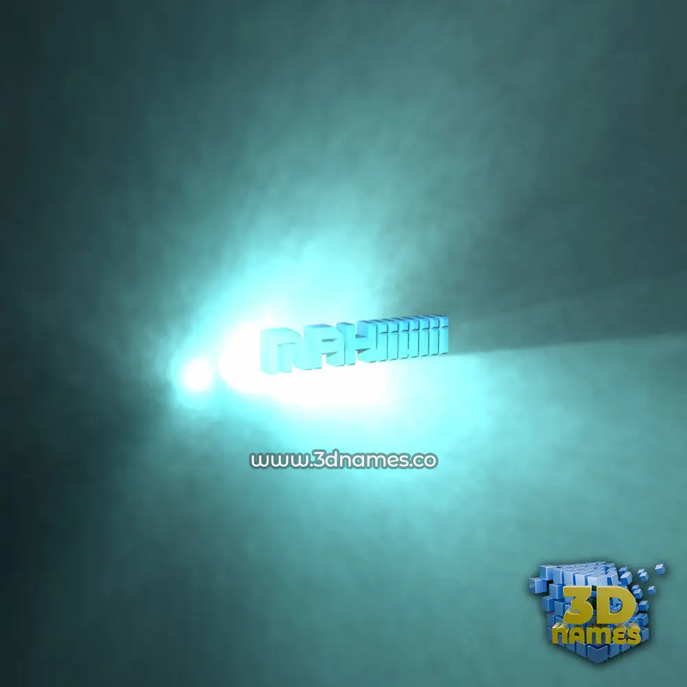 mahiiiiiii in Light Shine style - 3D name wallpaper