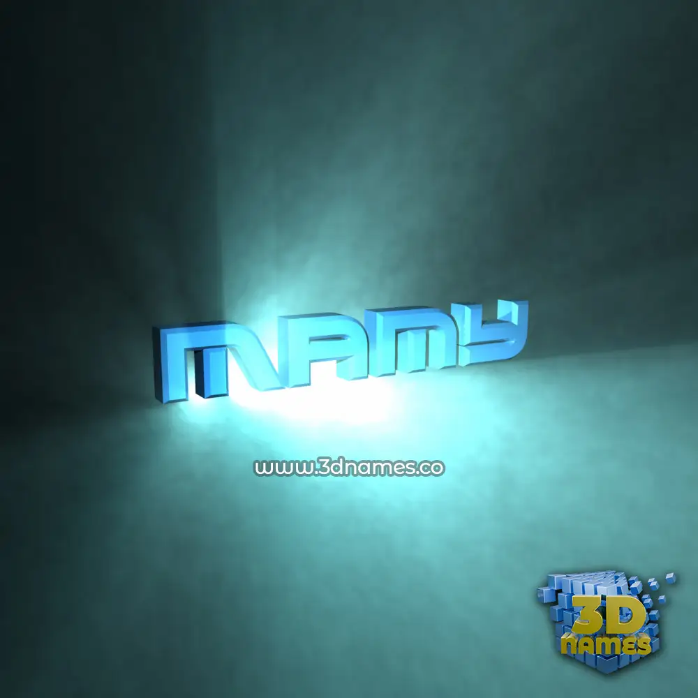 mamy in Light Shine style - 3D name wallpaper