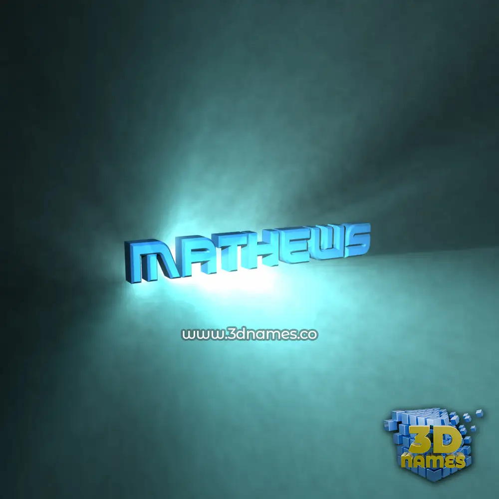 mathews in Light Shine style - 3D name wallpaper