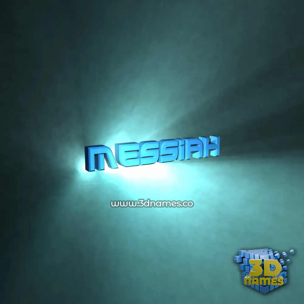messiah in Light Shine style - 3D name wallpaper