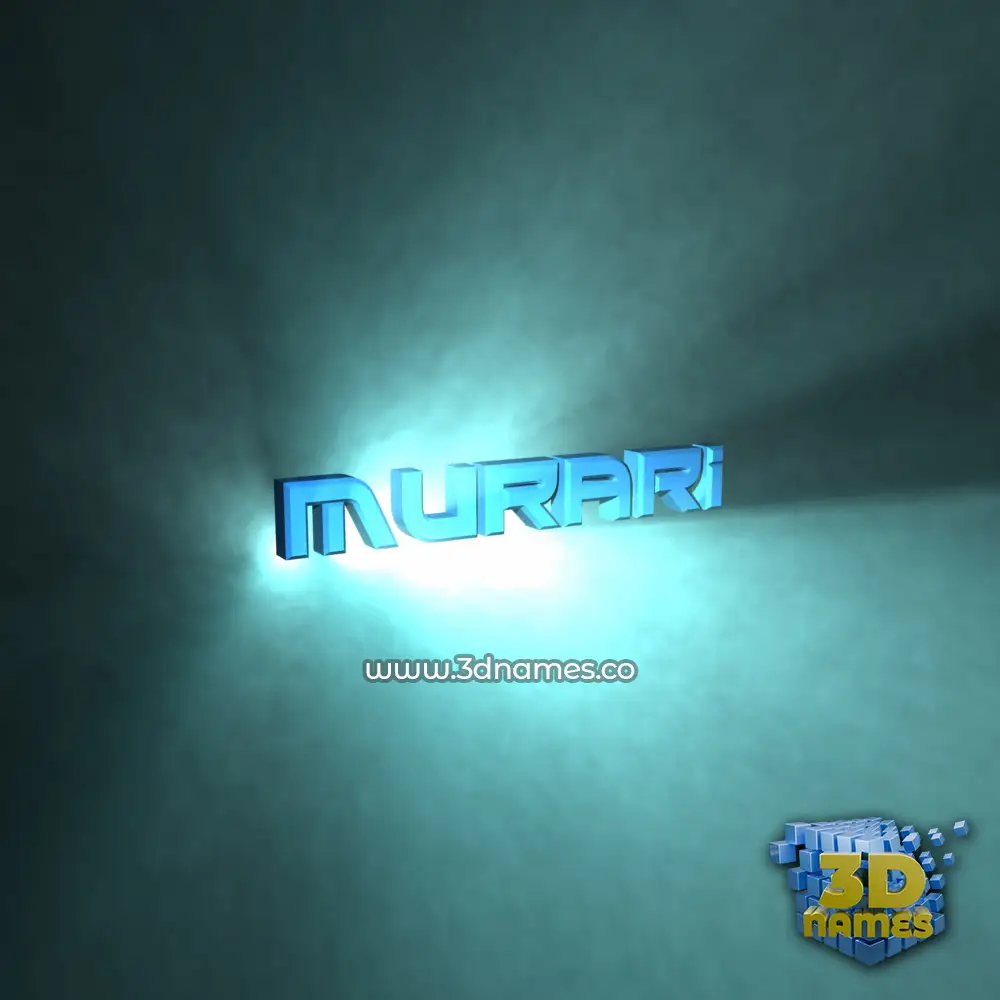 murari in Light Shine style - 3D name wallpaper