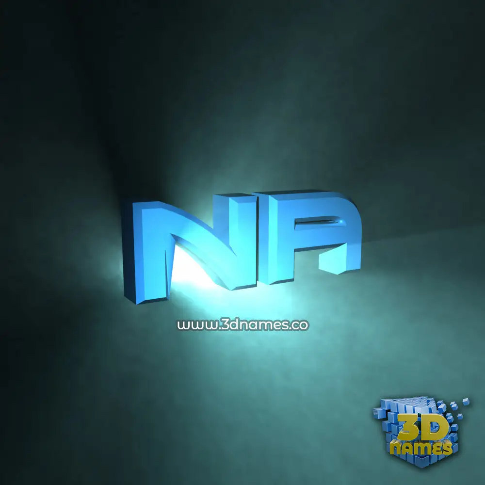na in Light Shine style - 3D name wallpaper