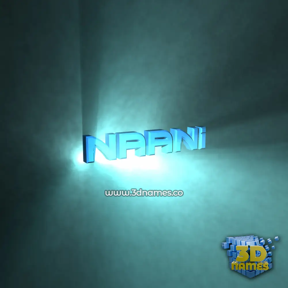 naani in Light Shine style - 3D name wallpaper