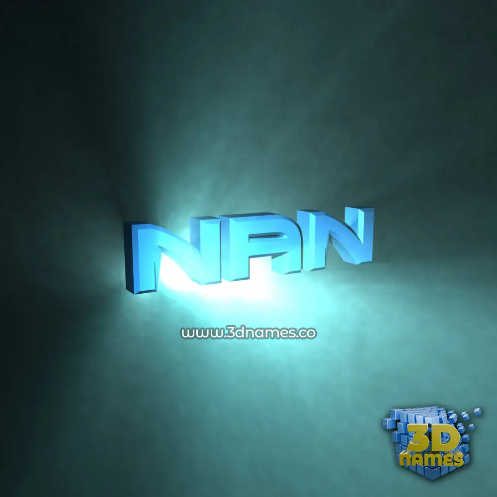nan in Light Shine style - 3D name wallpaper