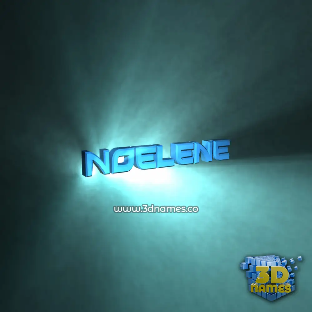 noelene in Light Shine style - 3D name wallpaper