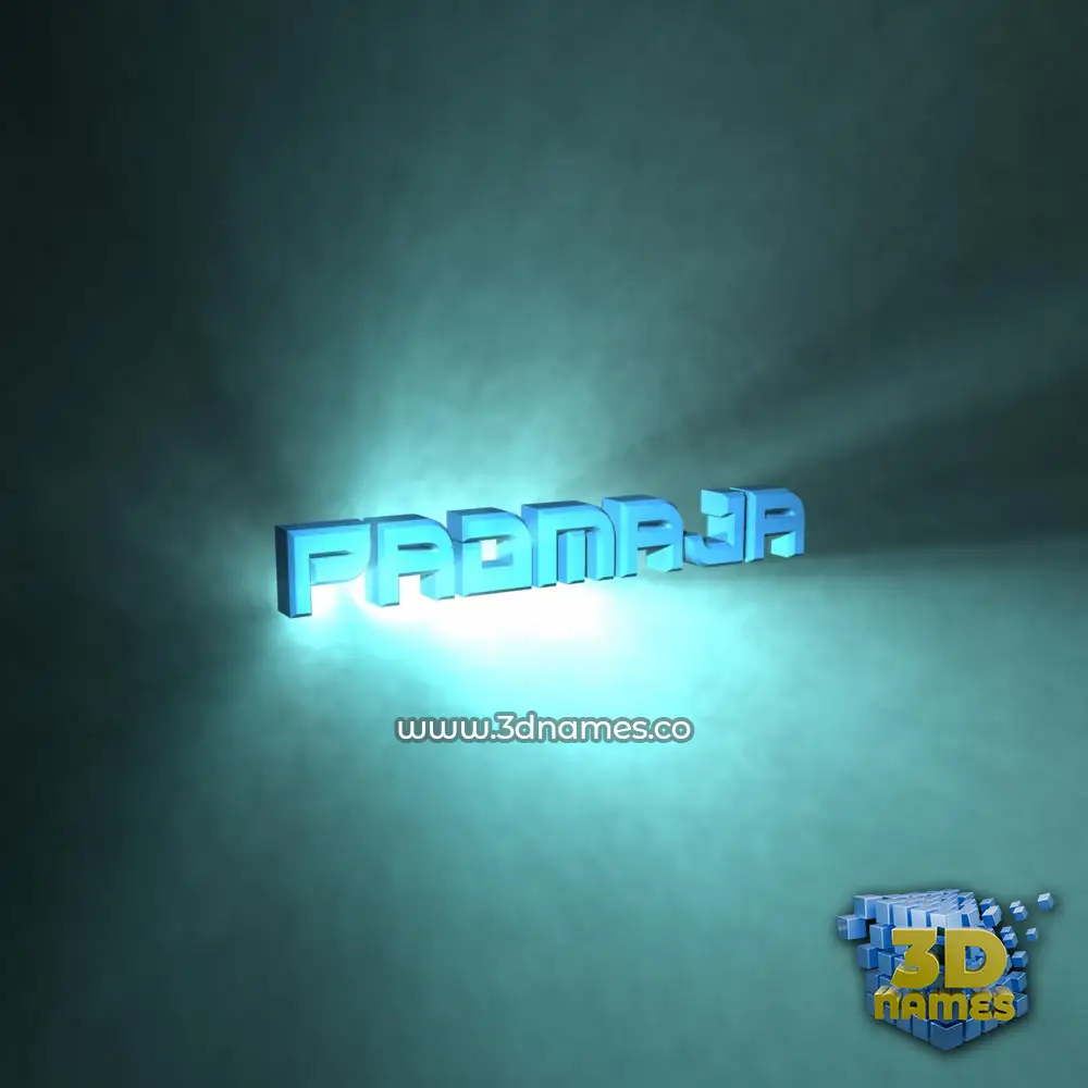 padmaja in Light Shine style - 3D name wallpaper