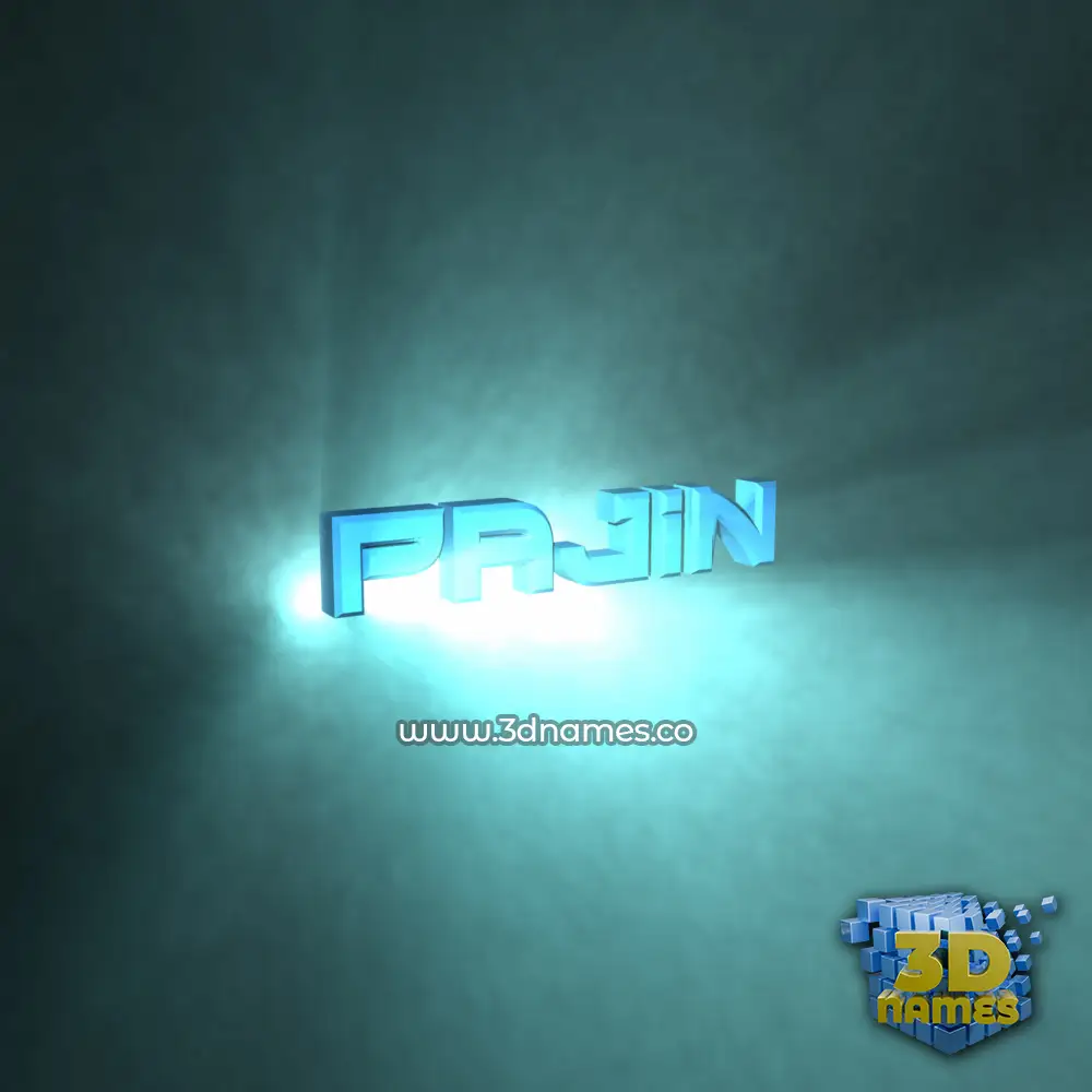 pajin in Light Shine style - 3D name wallpaper
