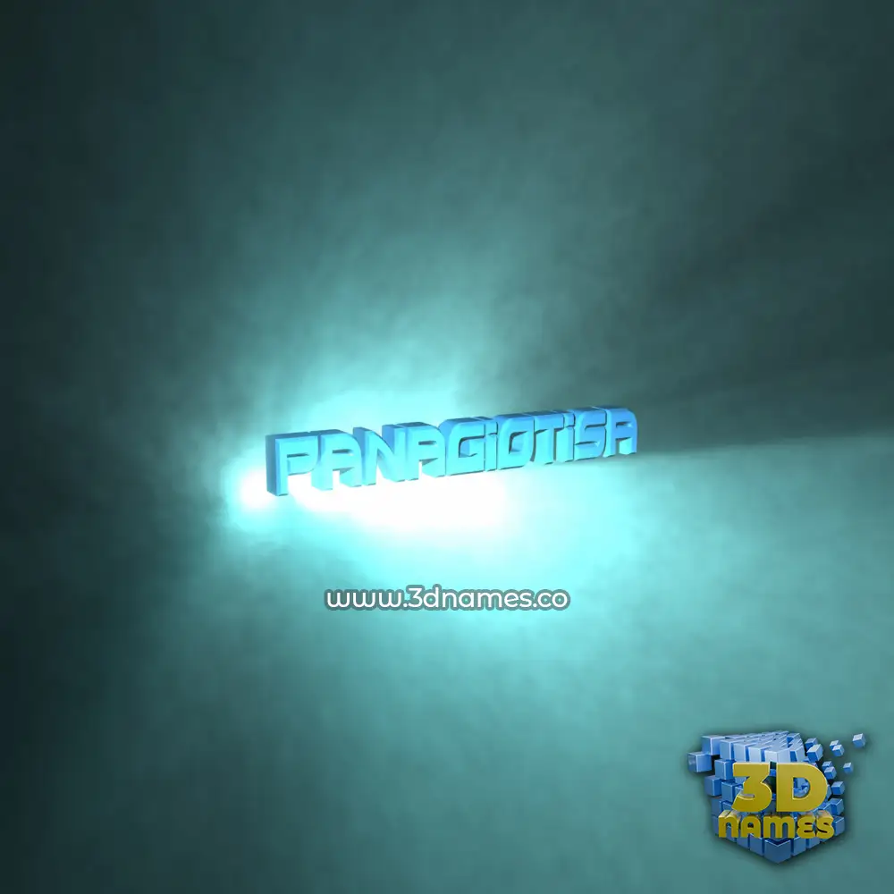 panagiotisa in Light Shine style - 3D name wallpaper