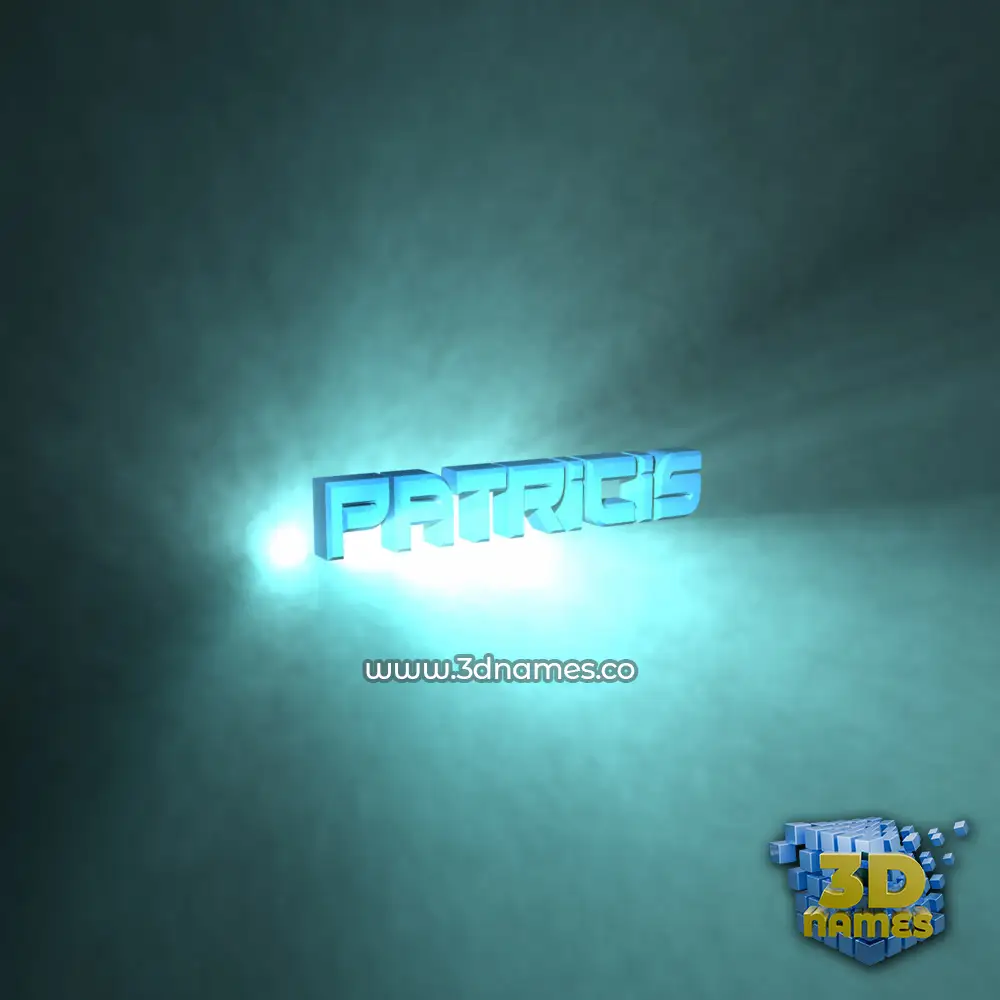 patricis in Light Shine style - 3D name wallpaper