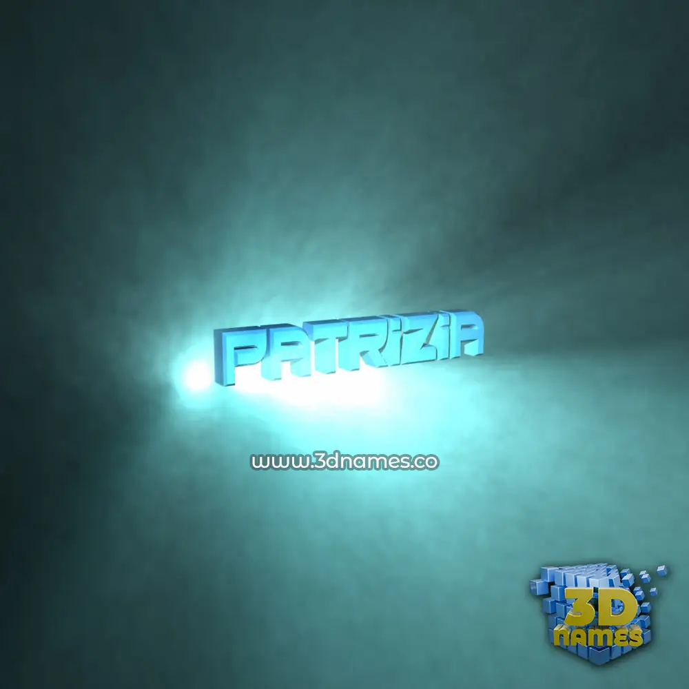 patrizia in Light Shine style - 3D name wallpaper