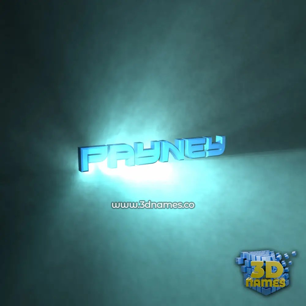 payney in Light Shine style - 3D name wallpaper