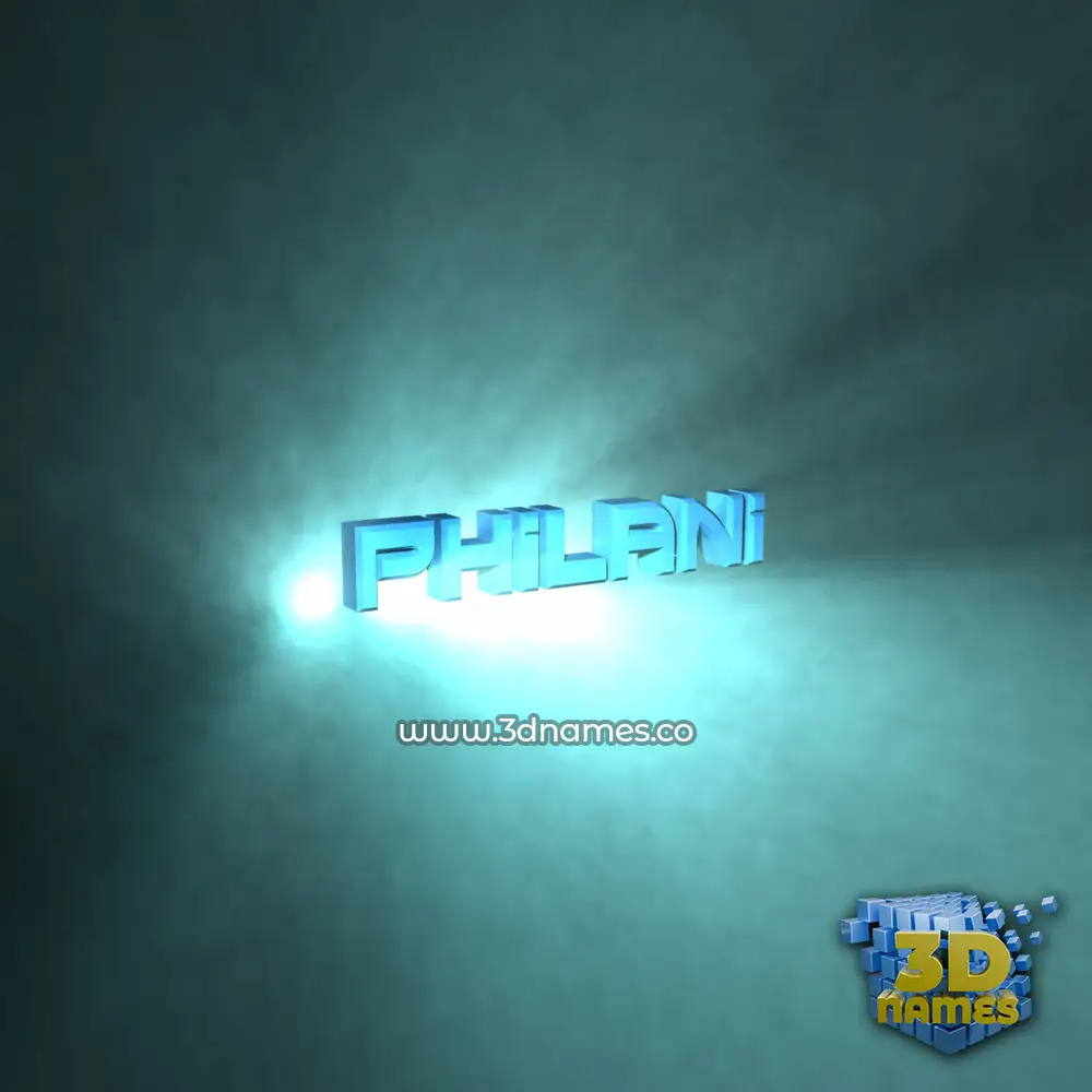 philani in Light Shine style - 3D name wallpaper
