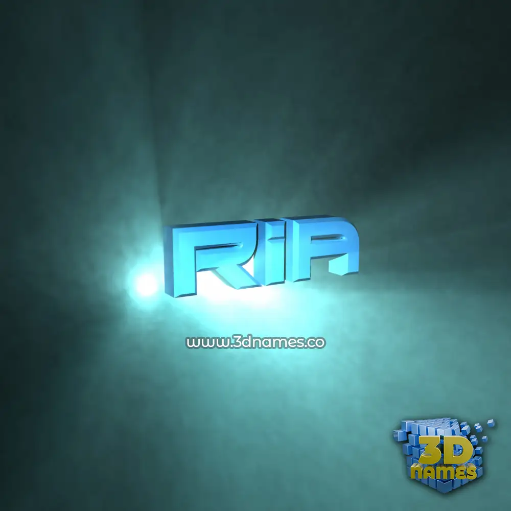 ria in Light Shine style - 3D name wallpaper