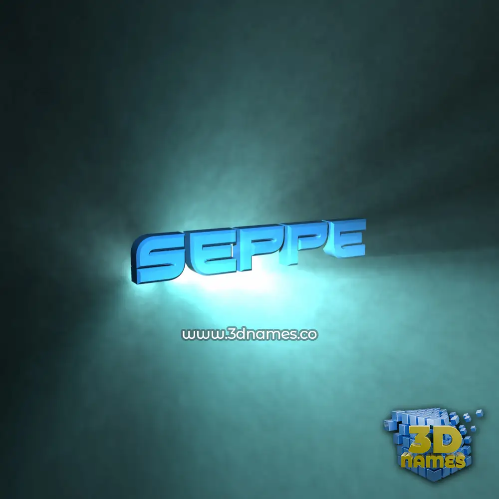 seppe in Light Shine style - 3D name wallpaper