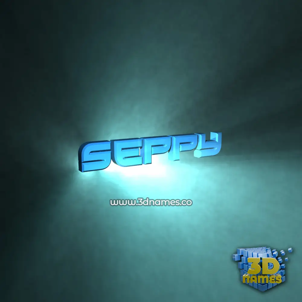 seppy in Light Shine style - 3D name wallpaper