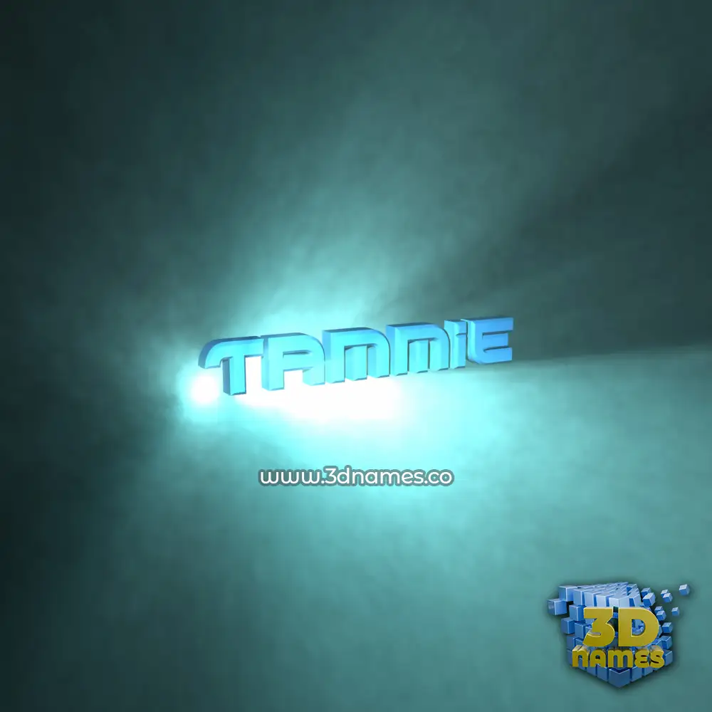 tammie in Light Shine style - 3D name wallpaper