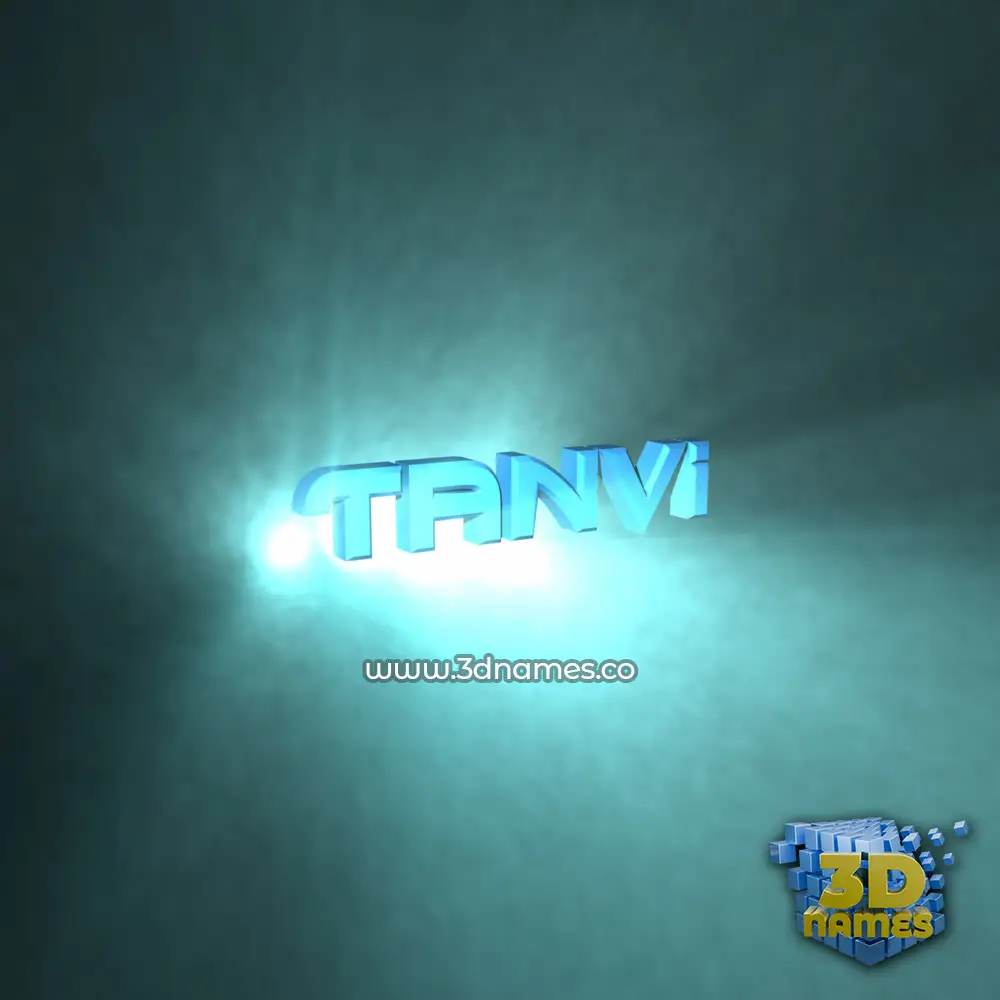 tanvi in Light Shine style - 3D name wallpaper