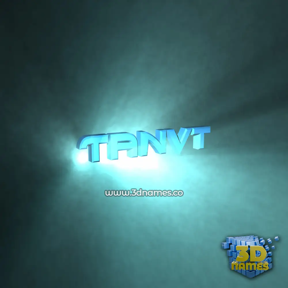 tanvt in Light Shine style - 3D name wallpaper